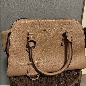 Beige Medium Sized Michael Kors Purse